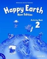 Happy Earth 2 NEW AB + MultiRom OXFORD. Autor: Bowler Bill, Parminter Sue. SmakLiter.pl Okładka książki Happy Earth 2 NEW AB + MultiRom OXFORD