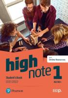 High Note 1 SB A2/A2+ + Online Resources PEARSON. Autor: Morris Catrin, Tims Nicholas, Fricker Rod. SmakLiter.pl Okładka książki High Note 1 SB A2/A2+ + Online Resources PEARSON