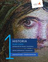 Historia LO 1 Ślady czasu podr. ZP+ZR GWO. Autor: Łukasz Kępski, Wojciech Polak Jakub Kufel, Ruchlewski Przemysław. SmakLiter.pl Okładka książki Historia LO 1 Ślady czasu podr. ZP+ZR GWO