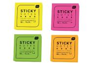 Opakowanie Karteczki samoprzylepne neon 75x75mm 100K