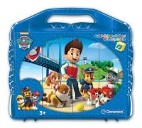 Klocki 12 super kolor Psi patrol 41180. Wydawca: Clementoni. SmakLiter.pl Opakowanie Klocki 12 super kolor Psi patrol 41180