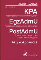 Kodeks postępowania administracyjnego. Autor: Opracowanie zbiorowe. SmakLiter.pl Okładka książki Kodeks postępowania administracyjnego