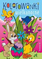 Okładka książki Kolorowanki wielkanocne + naklejki