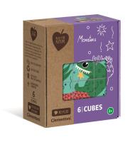 Kostki 6 sztuk play for future monsters 44005. Wydawca: Clementoni. SmakLiter.pl Opakowanie Kostki 6 sztuk play for future monsters 44005