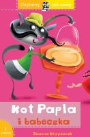 Kot Papla i babeczka. Czytamy bez mamy. Poziom 1. Autor: Krzyżanek Joanna. SmakLiter.pl Okładka książki Kot Papla i babeczka. Czytamy bez mamy. Poziom 1