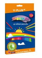 Opakowanie Kredki ołówkowe Rainbow + temperówka 18 kol