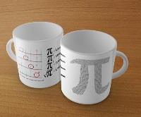 Opakowanie Kubek - Matematyka. Literka Pi