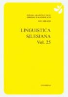 Zdjęcie produktu Linguistica Silesiana Vol. 25