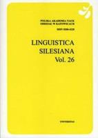 Okładka książki Linguistica Silesiana Vol. 26
