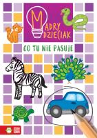 Mądry dzieciak. Co tu nie pasuje. Autor: Sarna Katarzyna. SmakLiter.pl Okładka książki Mądry dzieciak. Co tu nie pasuje