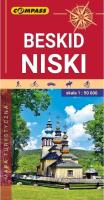 Mapa - Beskid Niski 1:50 000 w.2020. Autor: praca zbirowa. SmakLiter.pl Okładka książki Mapa - Beskid Niski 1:50 000 w.2020