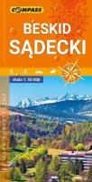 Okładka książki Mapa turystyczna. Beskid Sądecki 1: 50 000