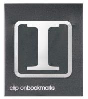 Opakowanie Metalowa zakładka - Litera I Clip-on