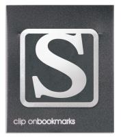 Opakowanie Metalowa zakładka - Litera S Clip-on