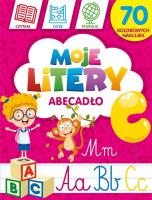 Moje litery: Abecadło. Autor: Monika Kalinowska. SmakLiter.pl Okładka książki Moje litery: Abecadło