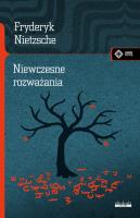 Niewczesne rozważania. Autor: Nietzsche Fryderyk. SmakLiter.pl Okładka książki Niewczesne rozważania