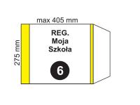 Opakowanie Okładka na podr regulowana NR 6 (20szt)