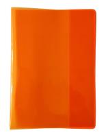 Opakowanie Okładka na zeszyt A5 PCV Neon pomarańcz (10szt)