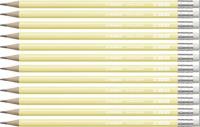 Opakowanie Ołówek Swano Pastel HB z gumką żółty (12szt)