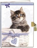Opakowanie Pamiętnik z kłódką 13x18cm Koteczek