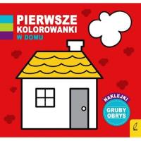 Okładka książki Pierwsze kolorowanki W domu