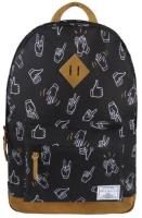 Okładka książki Plecak dwukomorowy czarny Dłonie PAUL&CO