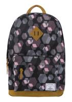 Opakowanie Plecak dwukomorowy czarny Sześciokąty PAUL&CO