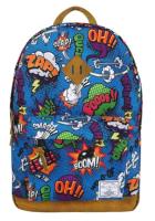 Okładka książki Plecak dwukomorowy niebieski Pop Art PAUL&CO