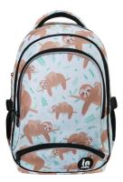 Okładka książki Plecak trzykomorowy błękitny Leniwiec