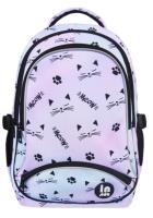 Okładka książki Plecak trzykomorowy pastelowy Kot