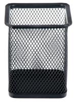 Opakowanie Pojemnik na długopis metalowy kwadrat czarny PB 12