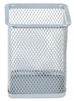 Opakowanie Pojemnik na długopis metalowy kwadrat srebrny PB 12