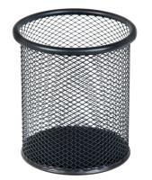 Opakowanie Pojemnik na długopis metalowy okrągły czarny PB 12