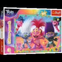 Opakowanie Puzzle 100 brokatowe Trolle 14822