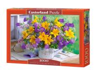 Opakowanie Puzzle 1000 Bouquet of Lilies and Bellflowers