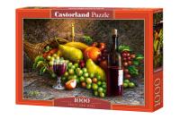 Puzzle 1000 Fruit and Wine CASTOR. Wydawca: Castorland. SmakLiter.pl Opakowanie Puzzle 1000 Fruit and Wine CASTOR
