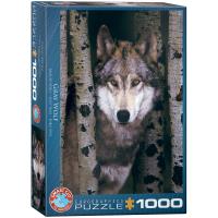 Opakowanie Puzzle 1000 Szary wilk 6000-1244