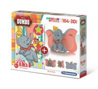 Opakowanie Puzzle 104 el + 3d model Dumbo 20169