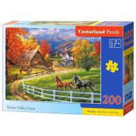 Opakowanie Puzzle 200 Horse Valley Farm CASTOR