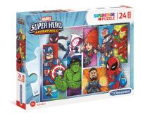 Opakowanie Puzzle 24 Super Kolor Superhero maxi