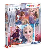 Opakowanie Puzzle 2x60 Super kolor Frozen 2