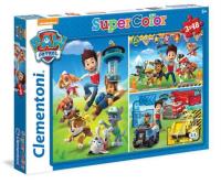 Opakowanie Puzzle 3x48 Super Kolor Psi Patrol