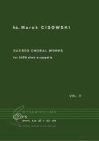 Okładka książki Sacred Choral Works vol.3 na czterogłosy chór SATB