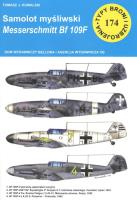 Samolot mysliwski Messerschmitt Bf 109 F. Autor: Tomasz J. Kowalski. SmakLiter.pl Okładka książki Samolot mysliwski Messerschmitt Bf 109 F