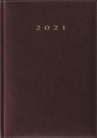 Opakowanie Terminarz 2021 A5 Madrid bordowy