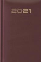 Opakowanie Terminarz 2021 A5 Standard bordowy