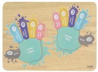 Opakowanie Zabawka drewniana - Paluszki liczbuszki TREFL