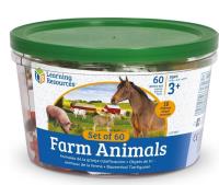 Opakowanie Zestaw 60szt- Farma, Figurki do nauki liczenia