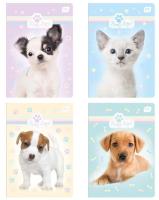 Opakowanie Zeszyt A5 16 k. kratka UV kol. Puppy Sign, Interdruk