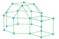 Zwariowany namiot zielono-niebieski świecący. Wydawca: Kolorowe Baloniki. SmakLiter.pl Opakowanie Zwariowany namiot zielono-niebieski świecący